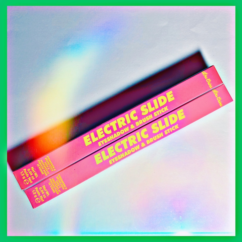 Lime Crime Electric Slide Eyeshadow & Brush Stick Duo Set / OMG and Let’s Bounce